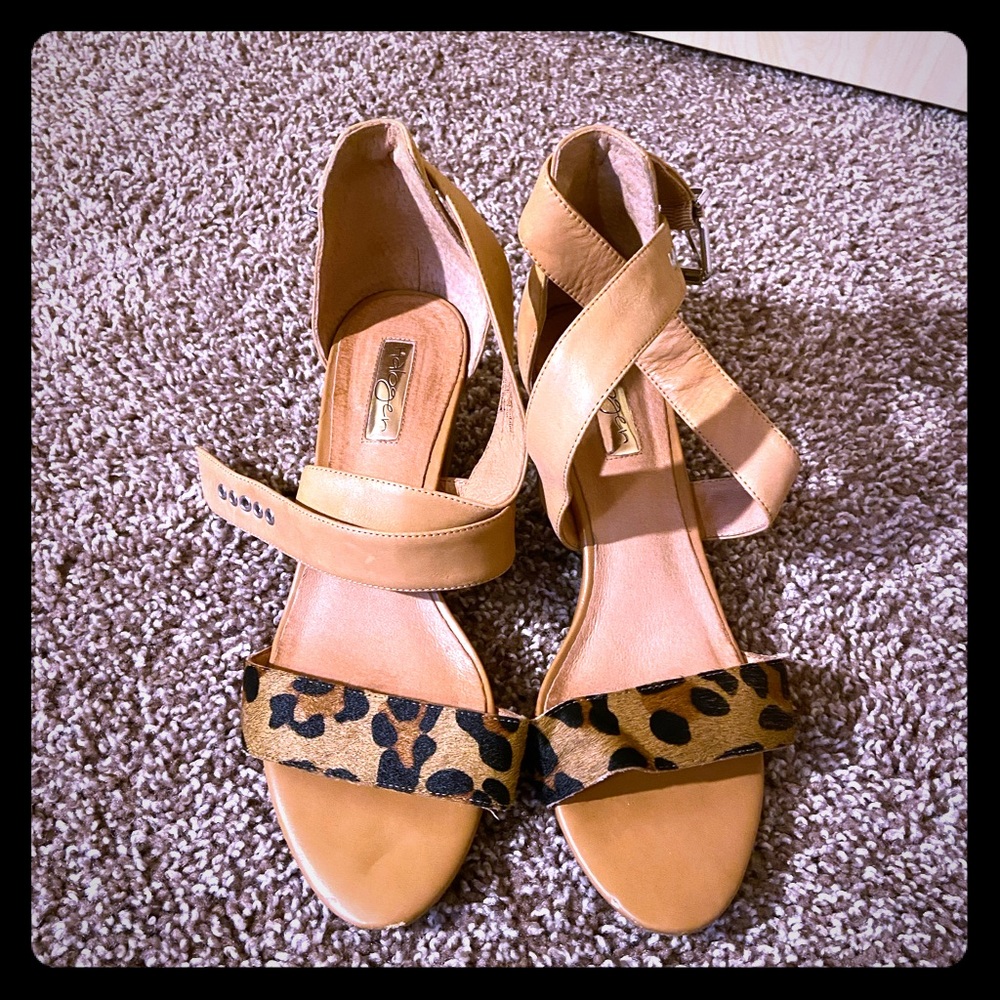Animal print heels